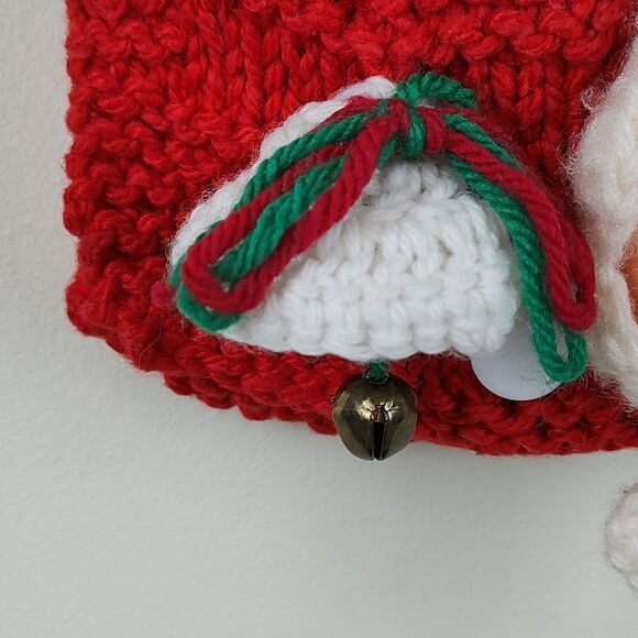 Vintage Hand Knit Christmas Shoulder/Crossbody Bag - Picture 3 of 10